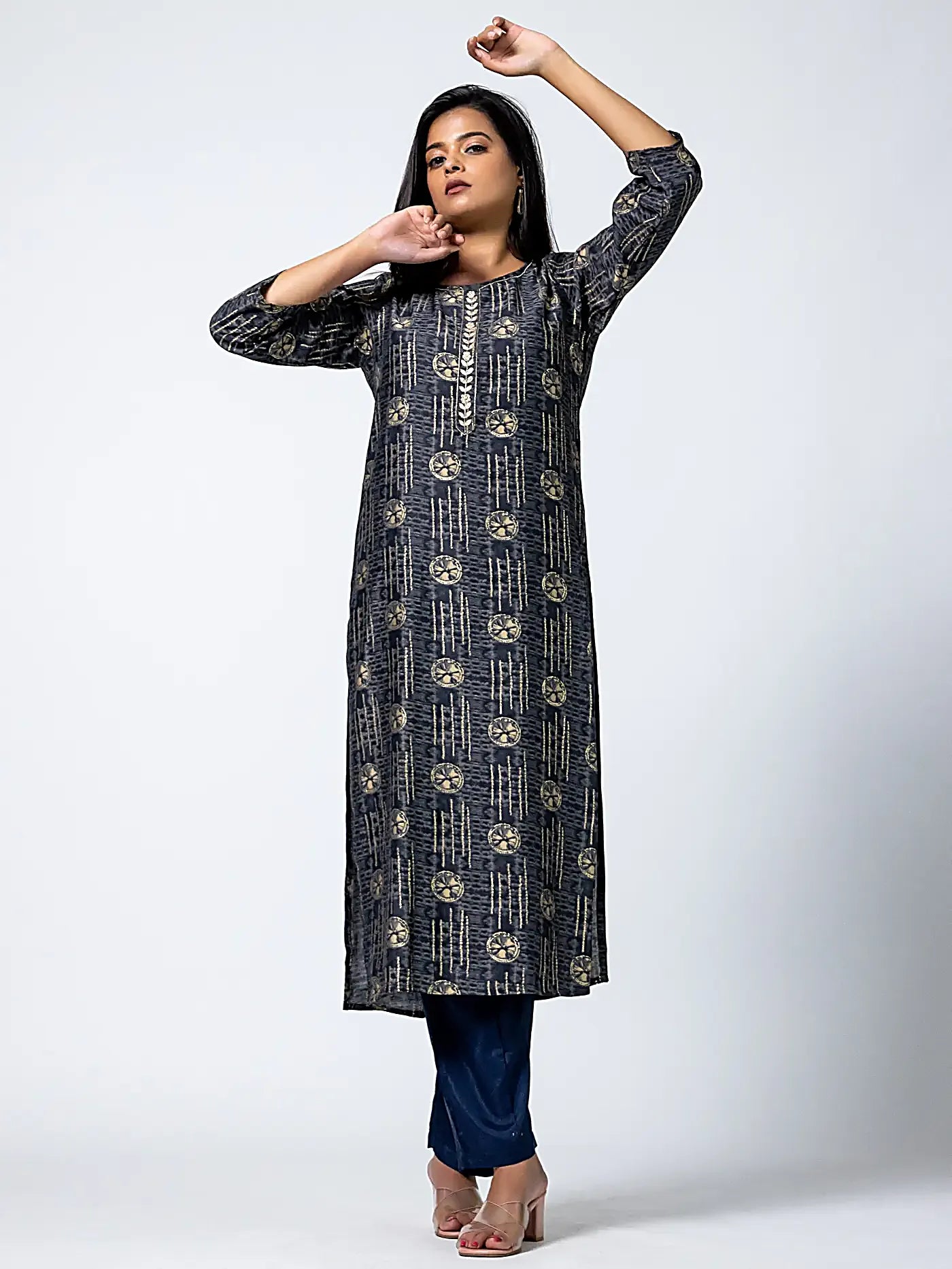 Buy Women's Plain Cotton Black Straight Kurti Indian Designer Party Wear  Stylish Traditional Casual Kurti for Girls Online in India - Etsy